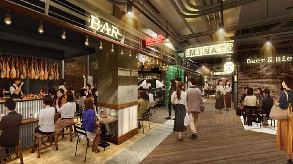 スタジアム横バル街