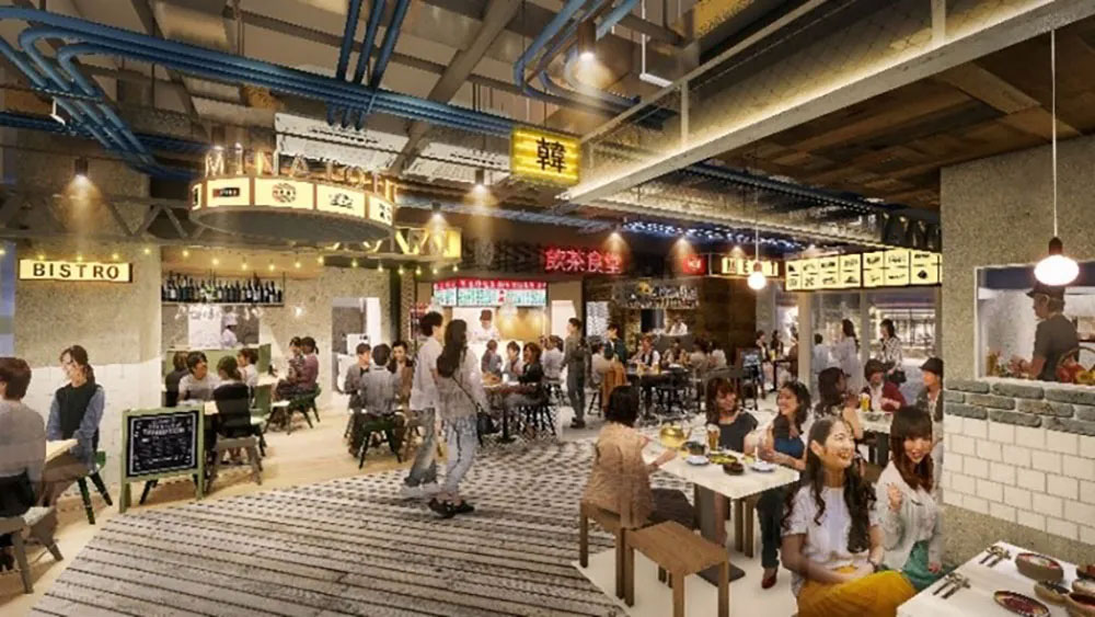 スタジアム横バル街