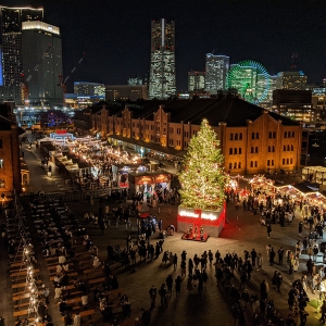 横浜赤レンガ倉庫のクリスマスマーケット2025は過去最大ツリー登場！イルミネーションやドイツ料理・雑貨も