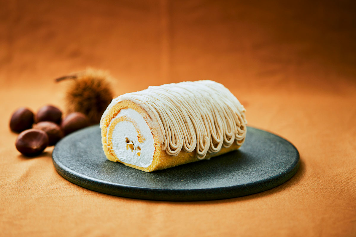 和栗のモンブランケーキ