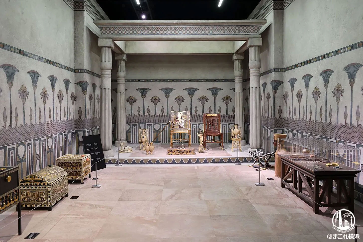 ミステリー・オブ・ツタンカーメン会場の様子