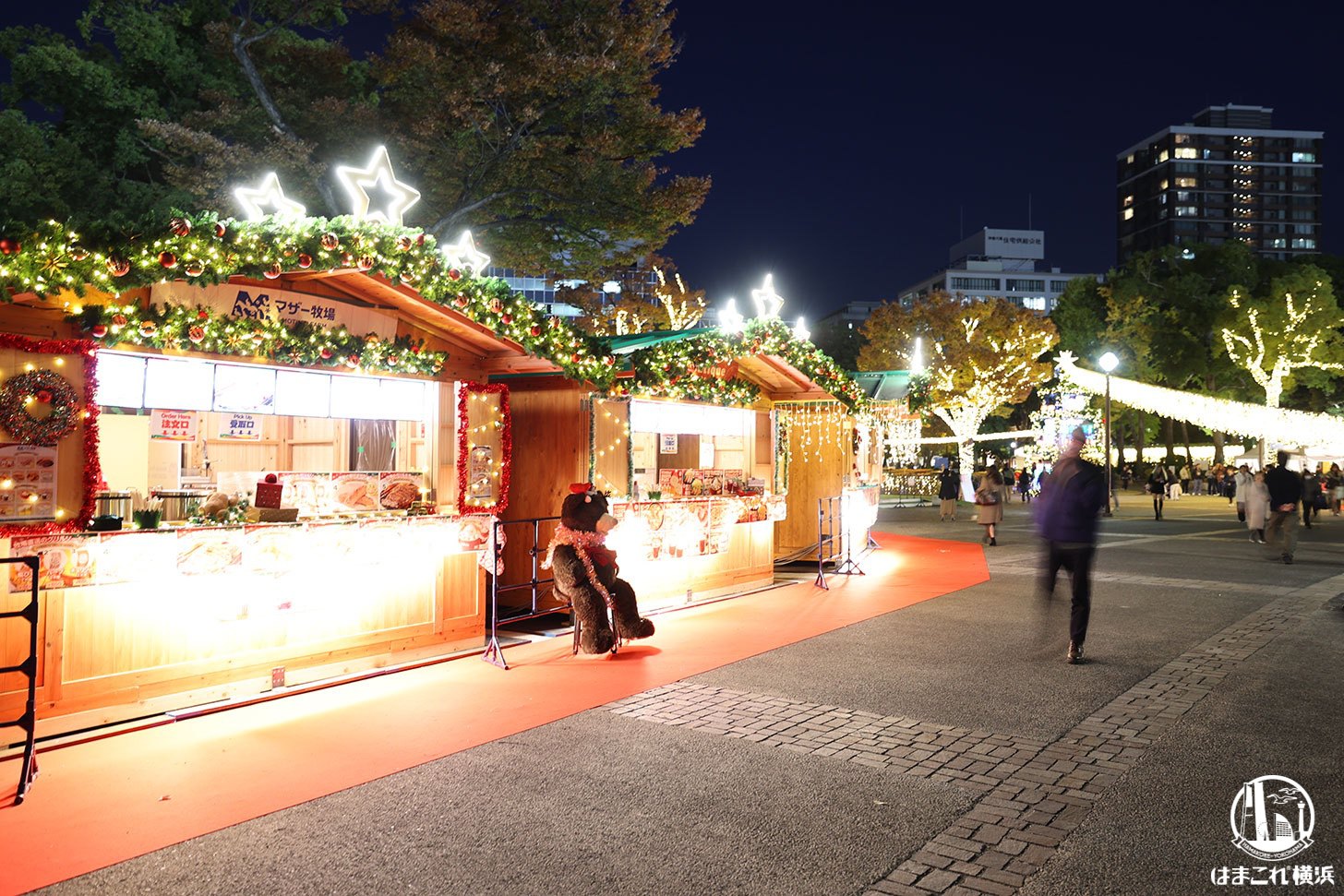 会場内のヒュッテ