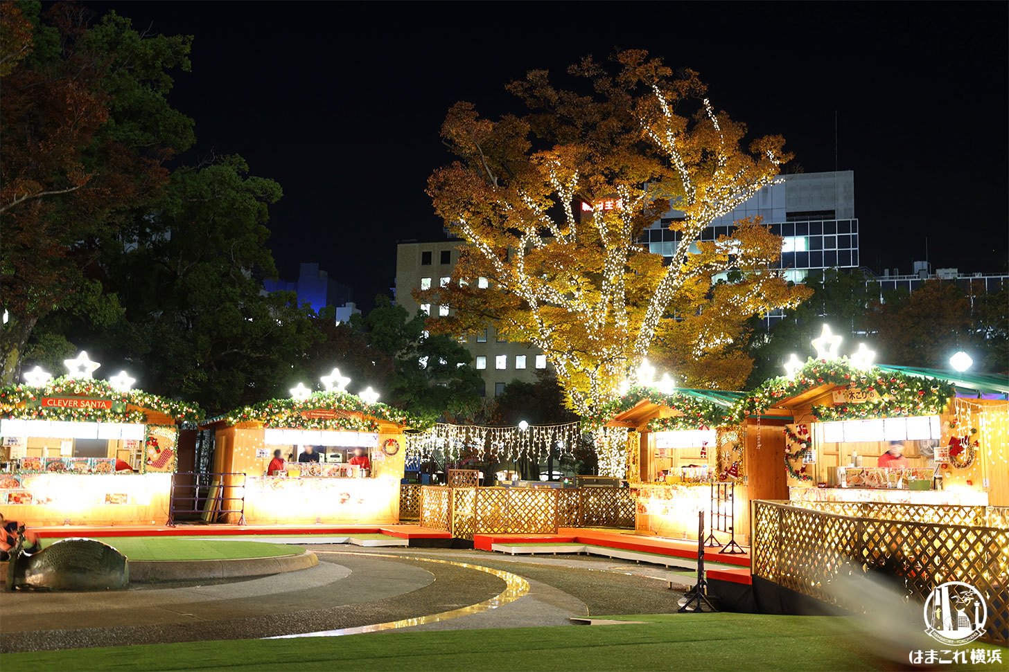 会場内のヒュッテ