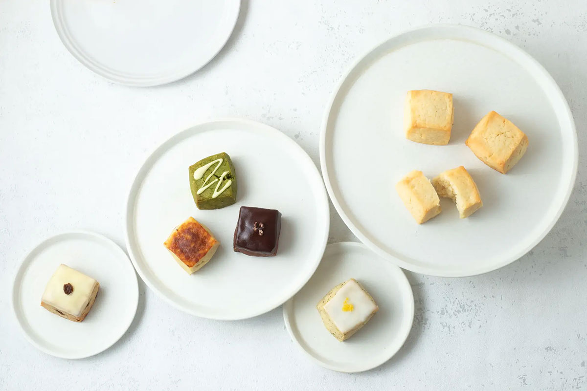 常時15種類のスコーンをラインナップ