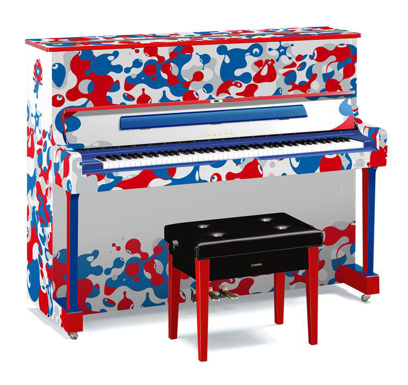 万博で話題のミャクミャク柄ストリートピアノ巡回決定！横浜みなとみらいでも自由に演奏できるように