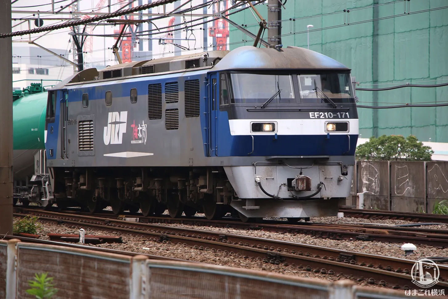 東横線跡地から見た貨物線