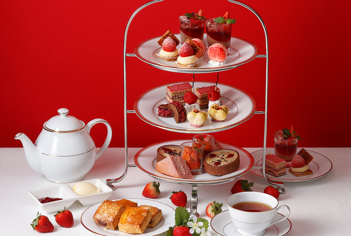 苺のアフタヌーンティー