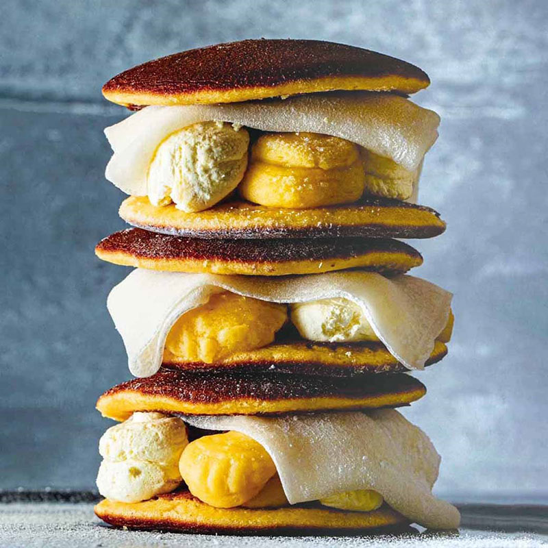 羽二重餅焼き芋クリーム生どらやき