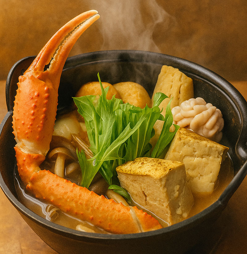 越後かに白子味噌鍋