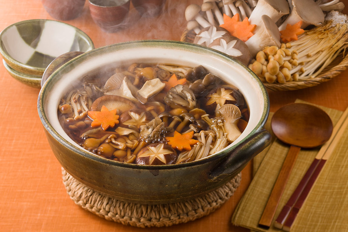 かもと霜降りひらたけ鍋