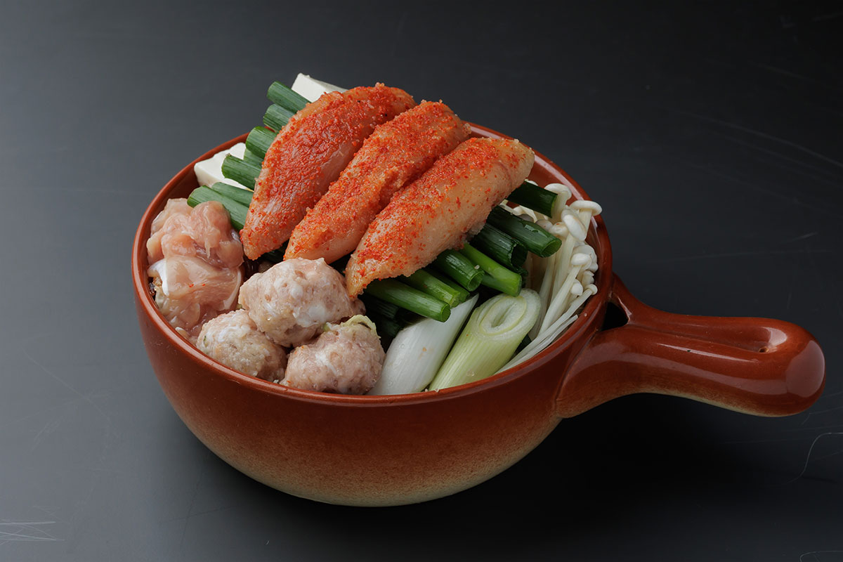 博多水炊き鶏めんたい鍋