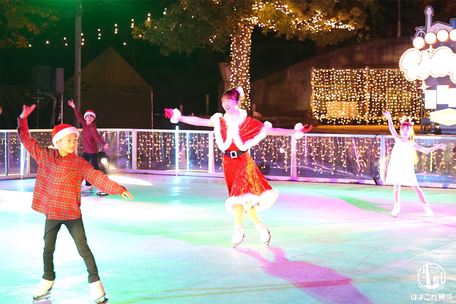 キッズスケーターと女優・フィギュアスケーターの本田望結さん