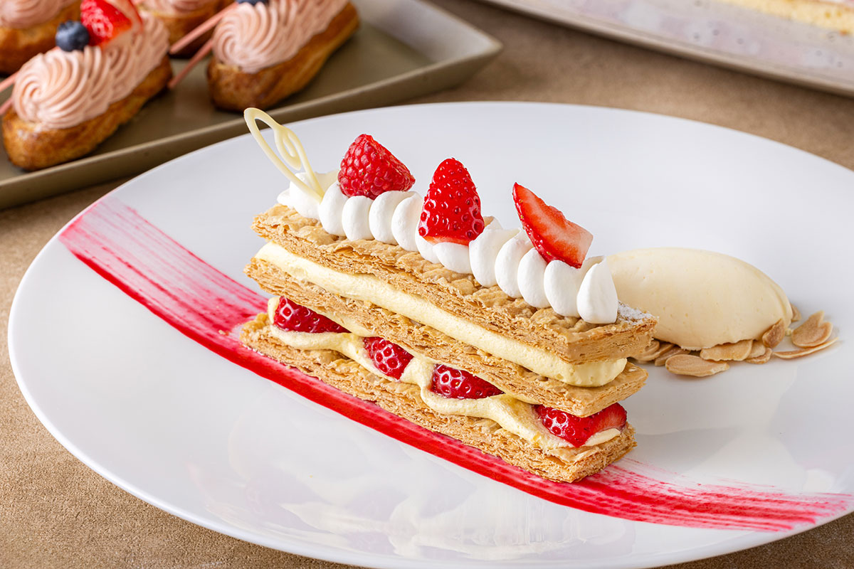 苺のミルフィーユ