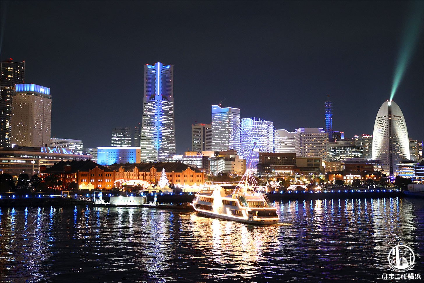 大さん橋から見たハイライト・オブ・ヨコハマ（みなとみらい側）