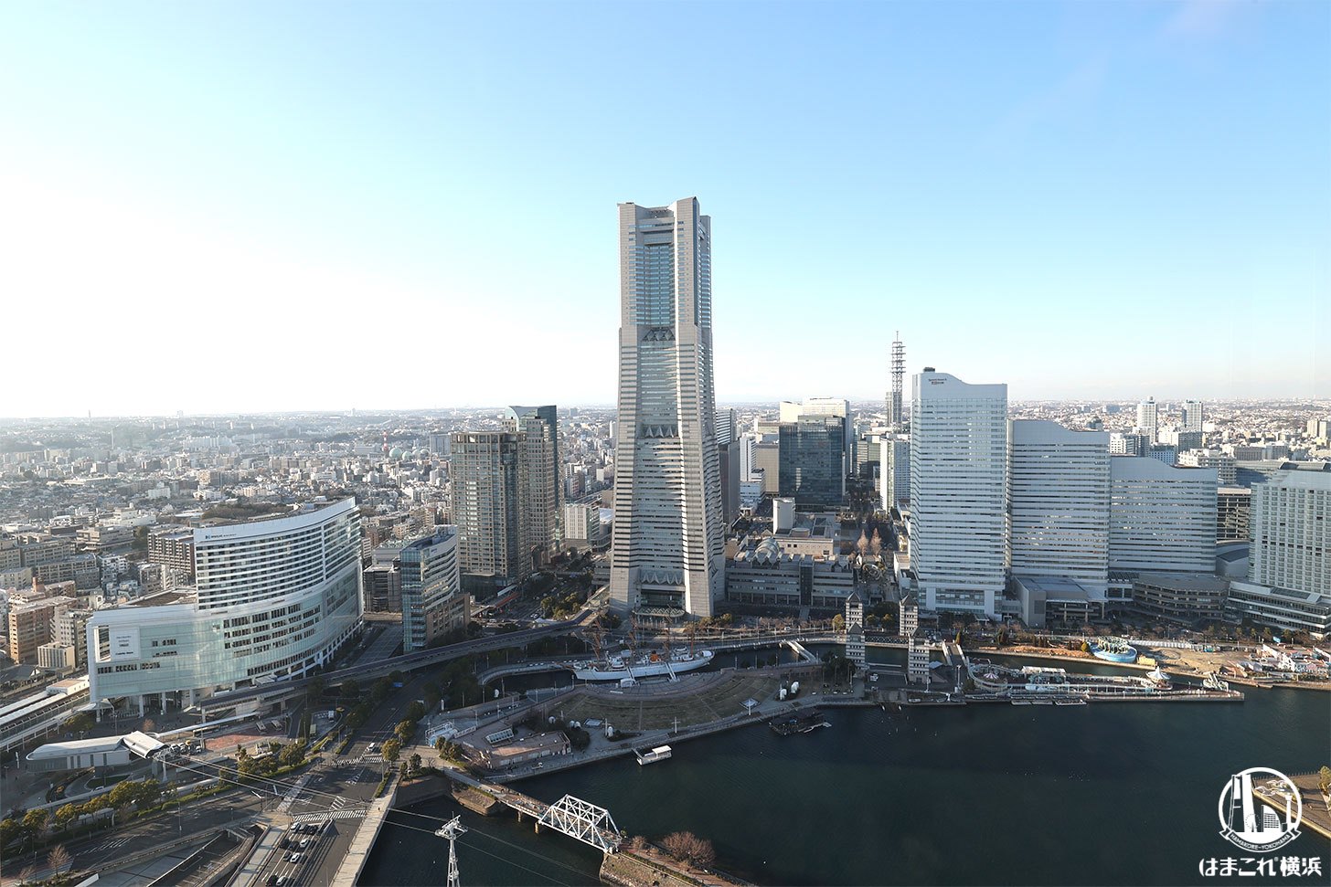 横浜みなとみらいの街並み