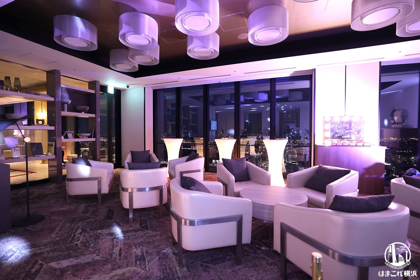 宿泊者専用のラウンジ