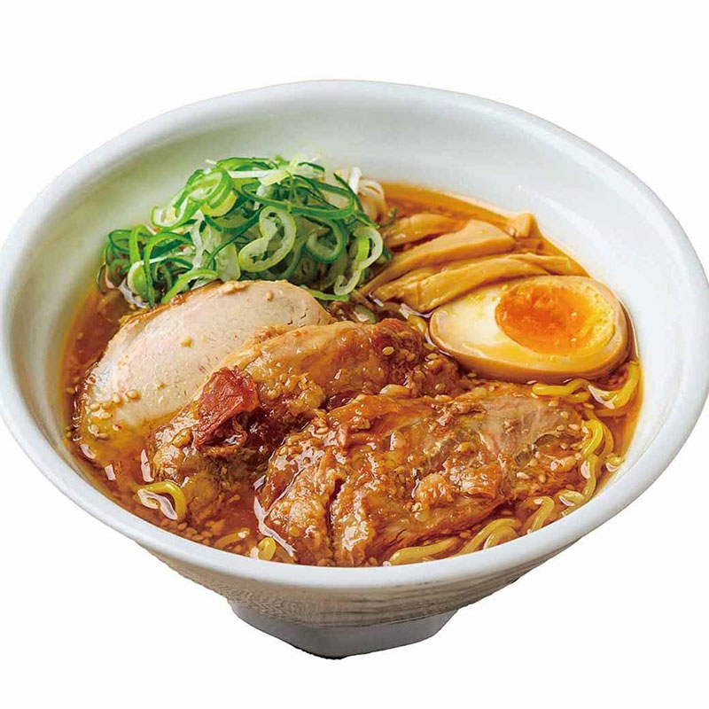 濃厚白味噌3種の焼豚らーめん