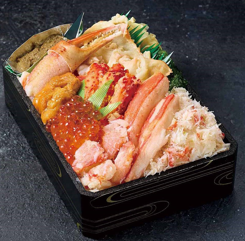 3種のかに満載御膳