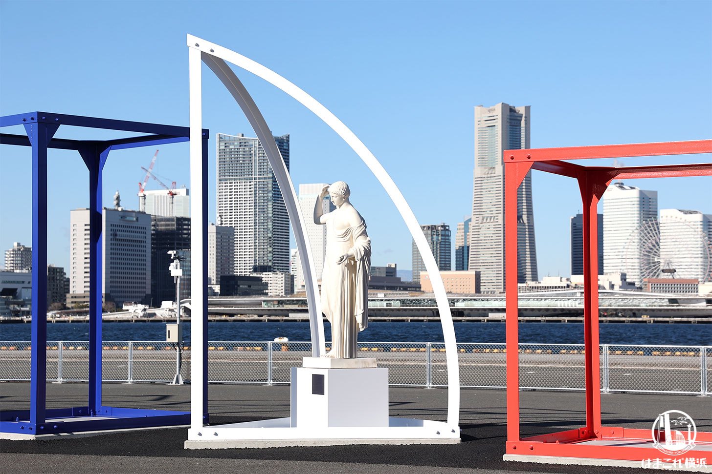 屋外展示の作品