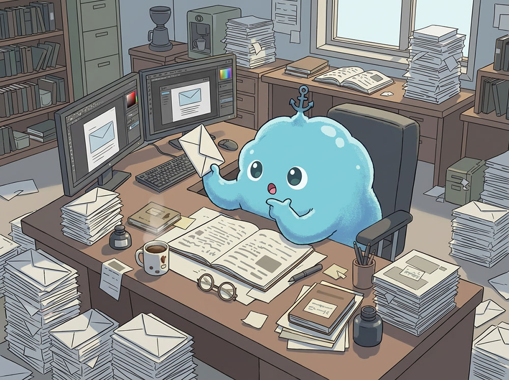 膨大なメールの中から情報をピックアップ