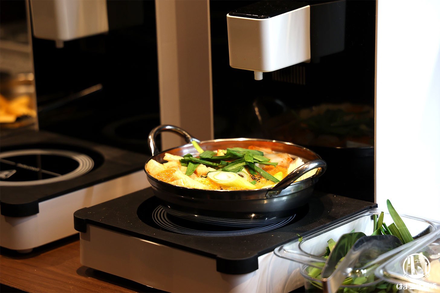 “ラーメン制作マシーンで作る袋麺