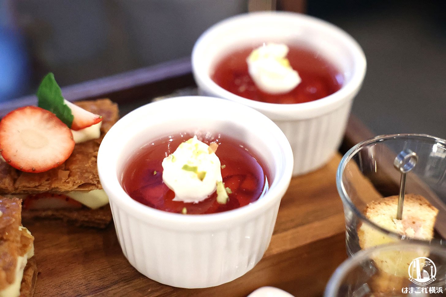 いちごのレアクリームチーズケーキ