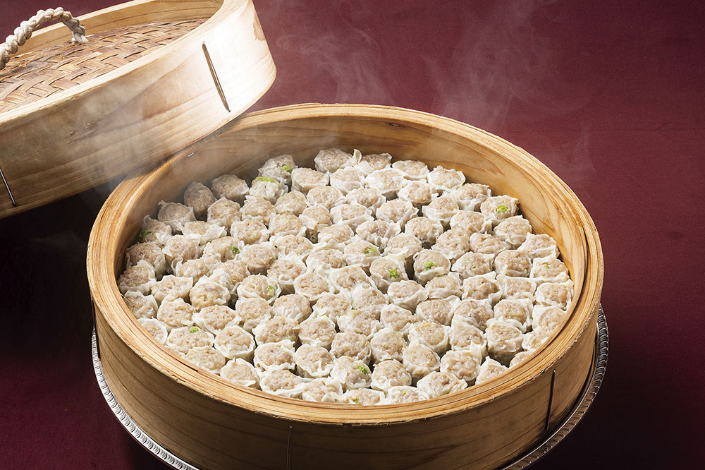 蒸したてのシウマイ