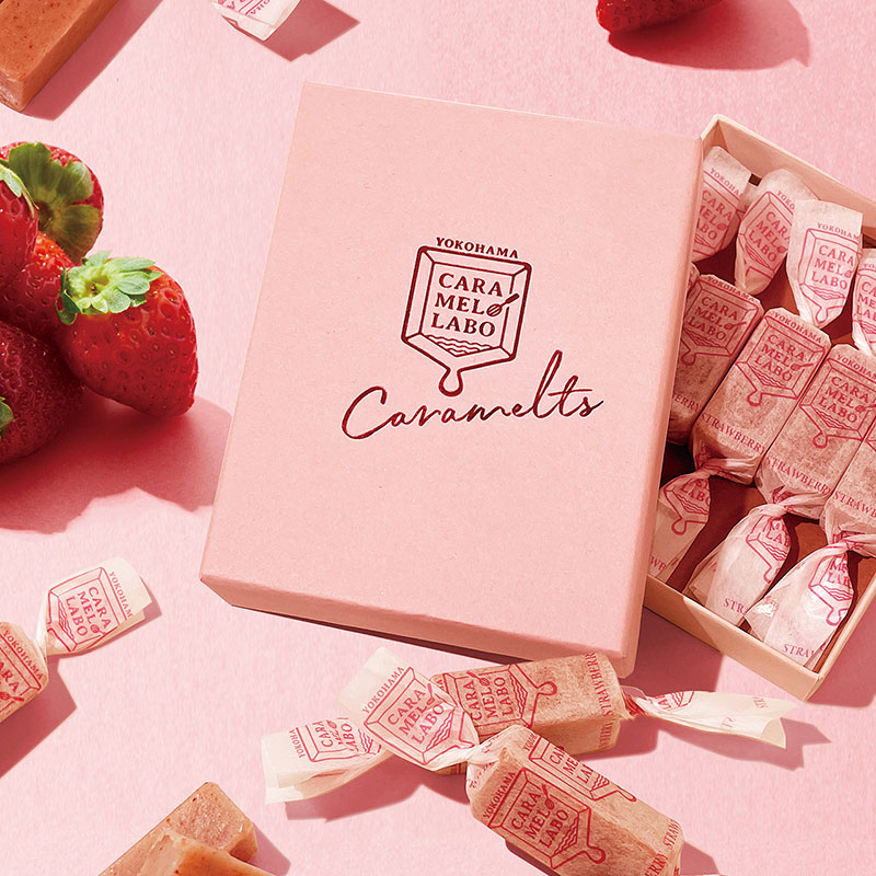 生キャラメル専門店「横浜キャラメルラボ」期間限定“苺フレーバー”登場！銅鍋で炊き上げる至福の口どけ