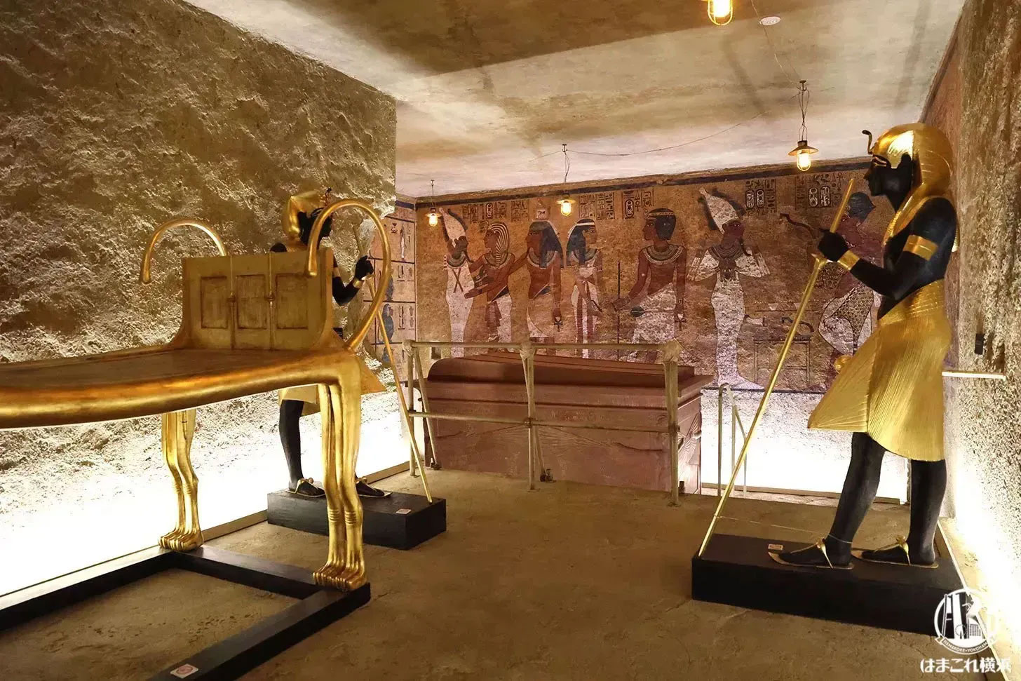 体感型古代エジプト展「ミステリー・オブ・ツタンカーメン」通常時の展示風景