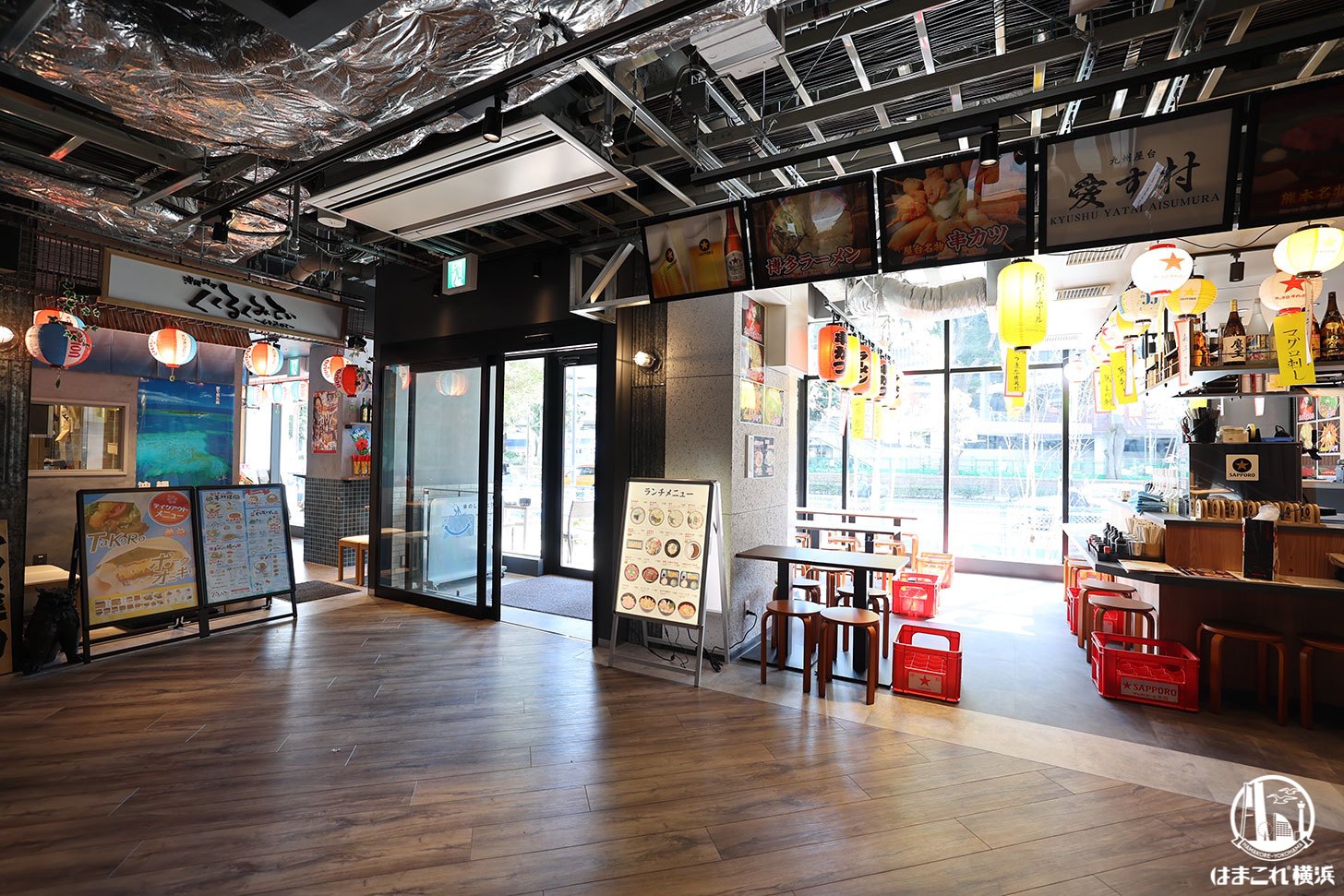 スタジアム横バル街