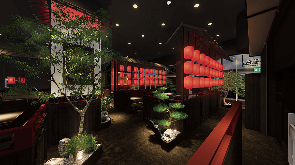 茶薫小籠包 内観