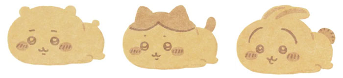 ちいかわ焼き スマホに貼れるサイズのステッカー