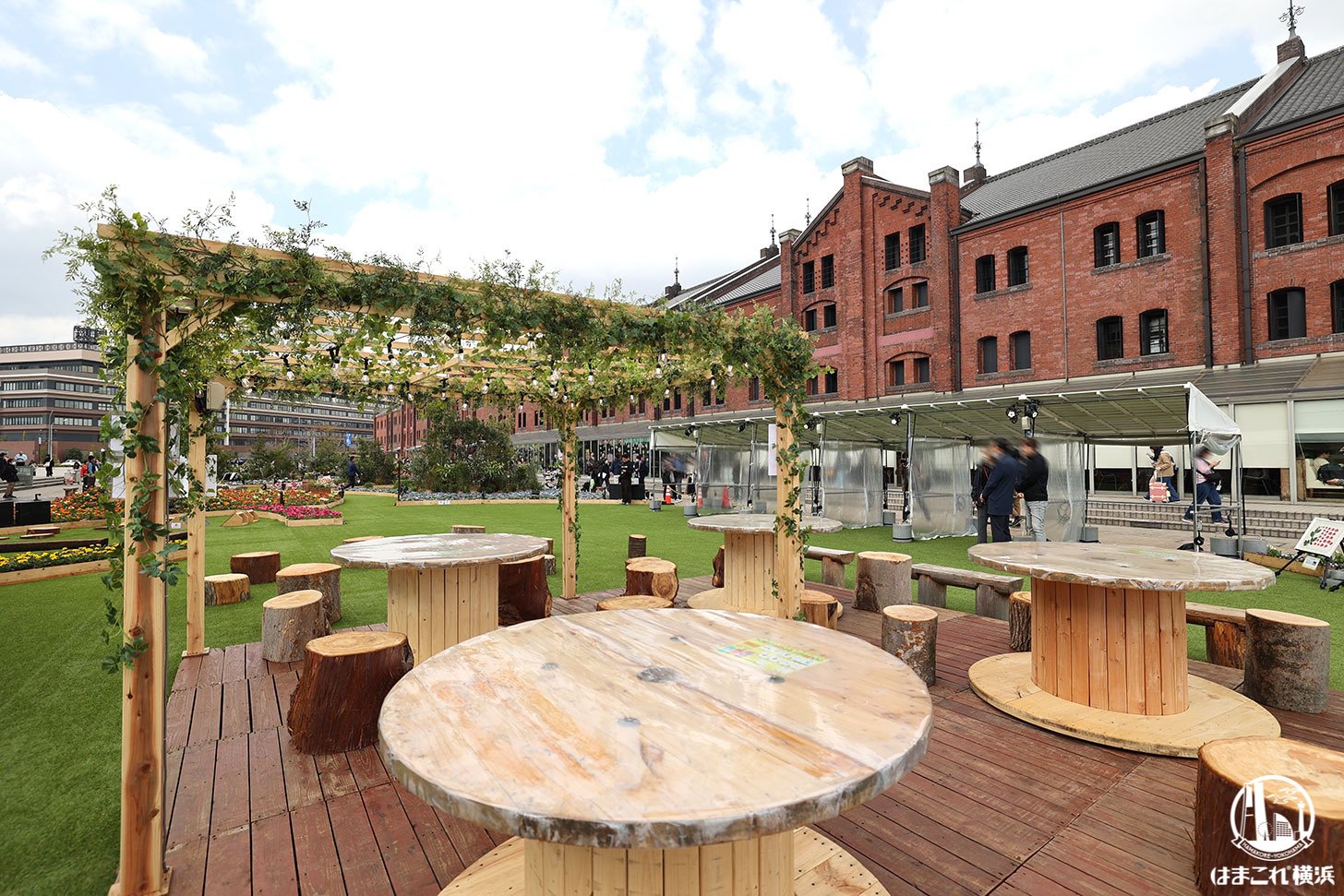 青空喫茶エリア