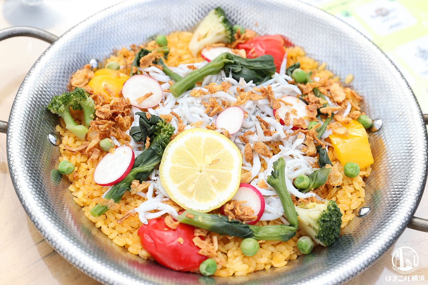 しらすと春野菜のパエリア