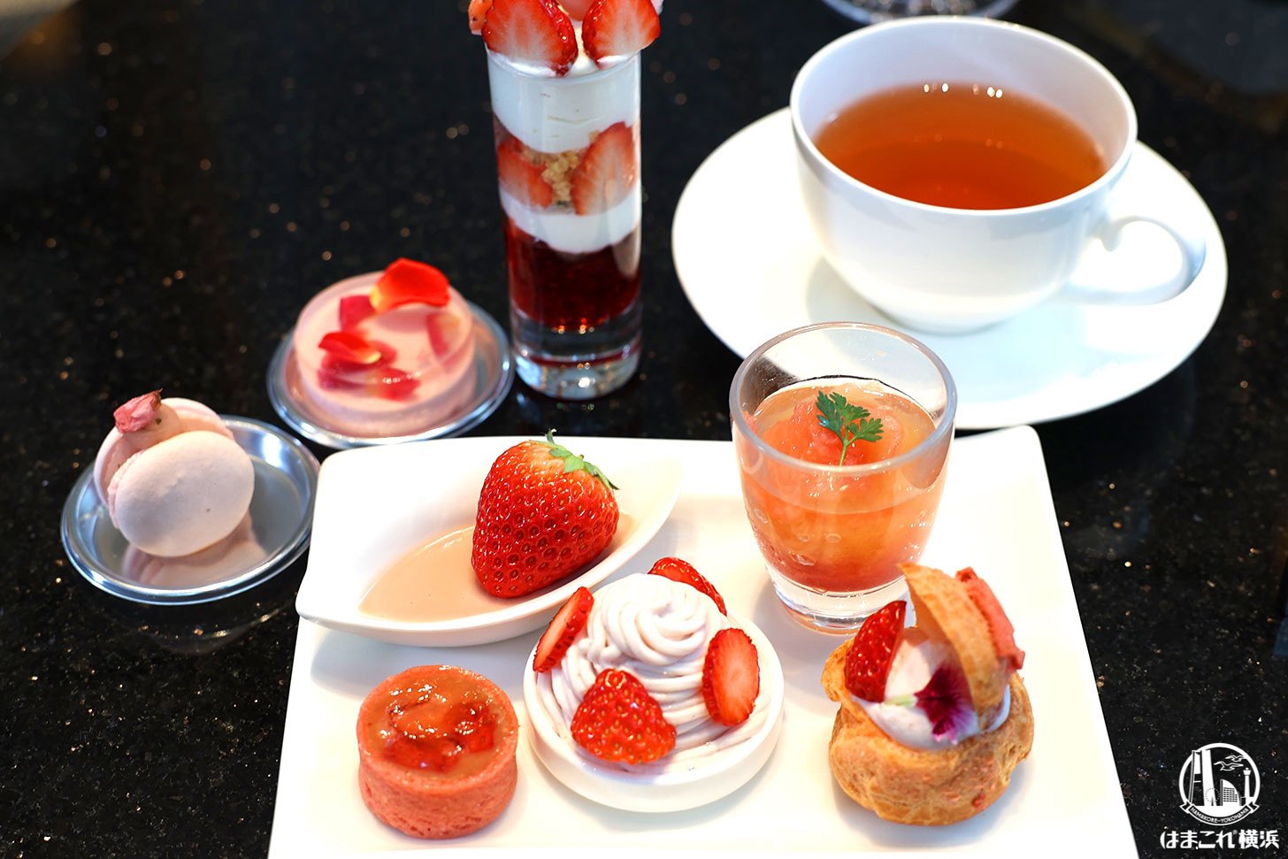 苺×桜のスイーツ