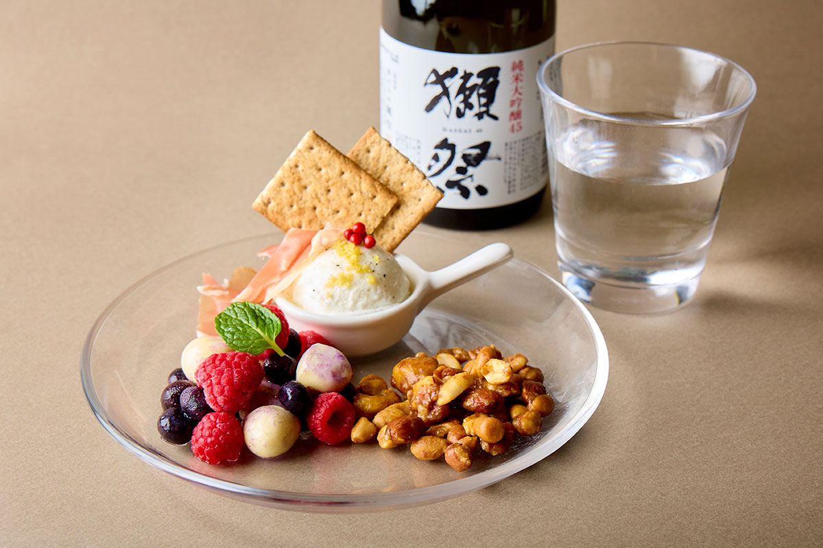 獺祭ペアリングプレート