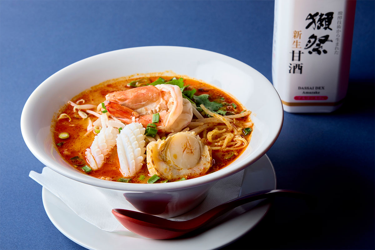 獺祭甘酒トムヤムラーメン