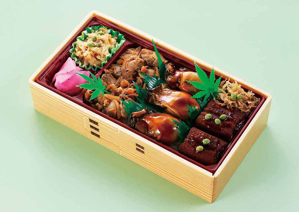 うなぎ・かき・あさり豪華三色弁当