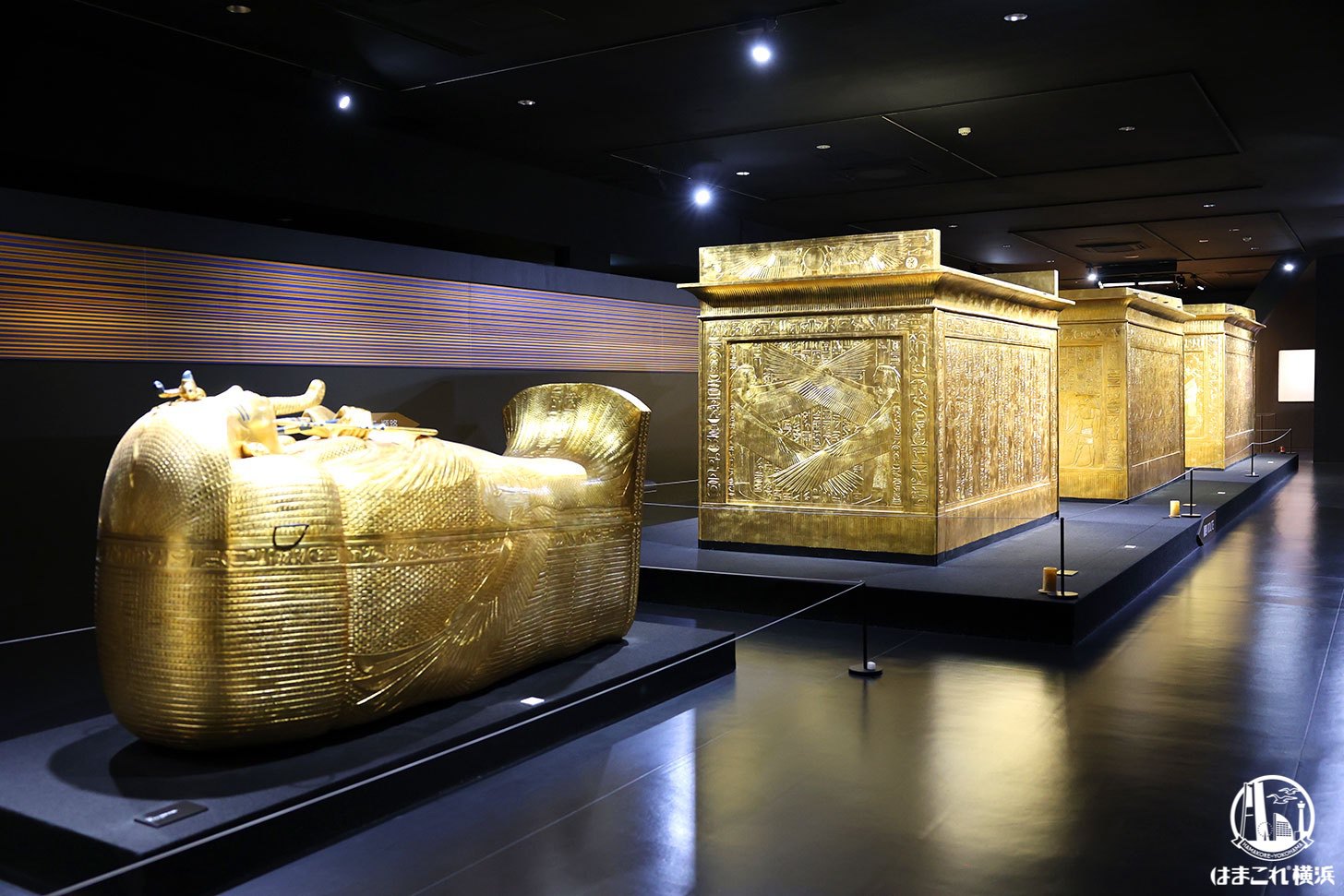 横浜の「ミステリー・オブ・ツタンカーメン」黄金のマスクや香り体験リニューアル！王墓発見の追体験も新設