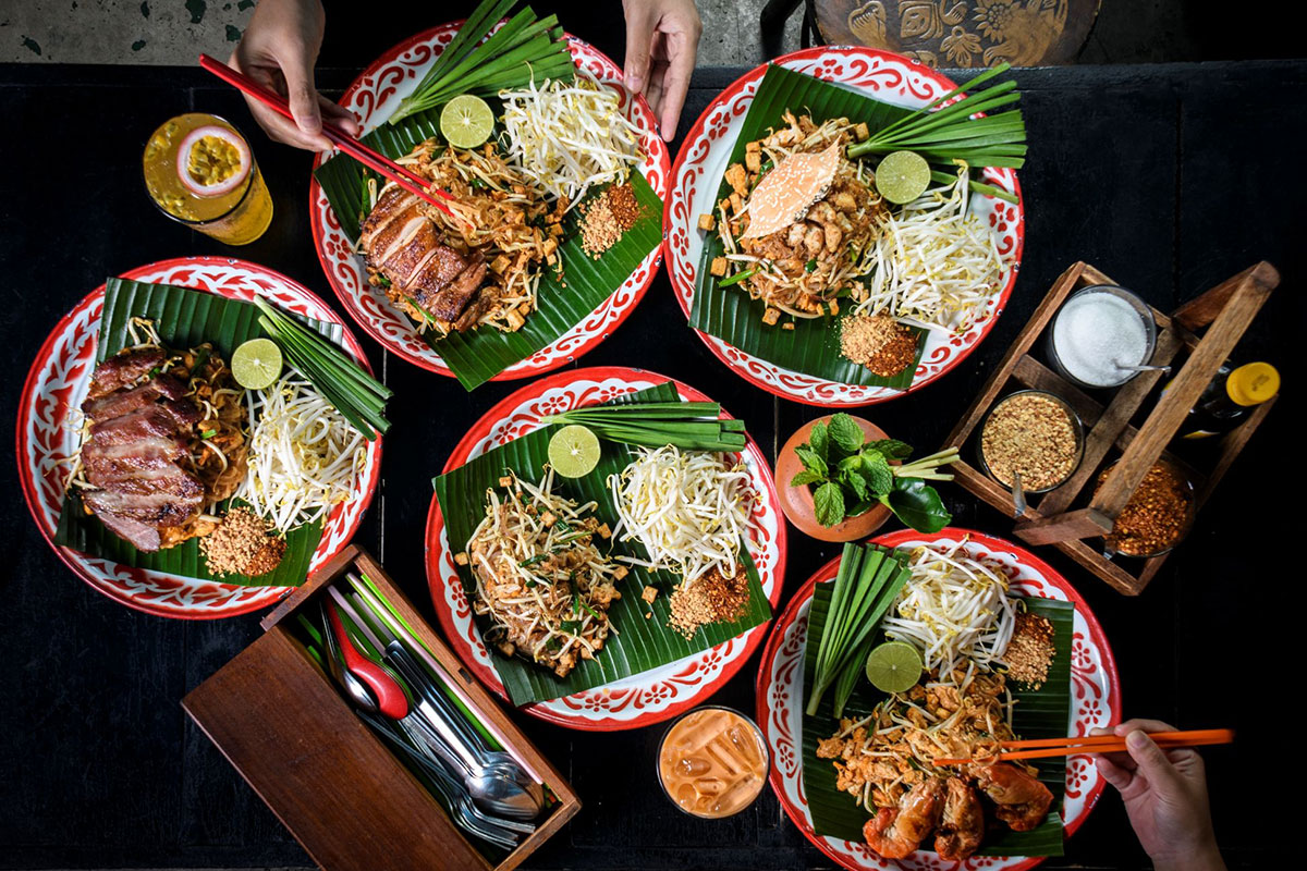 5種類のパッタイ