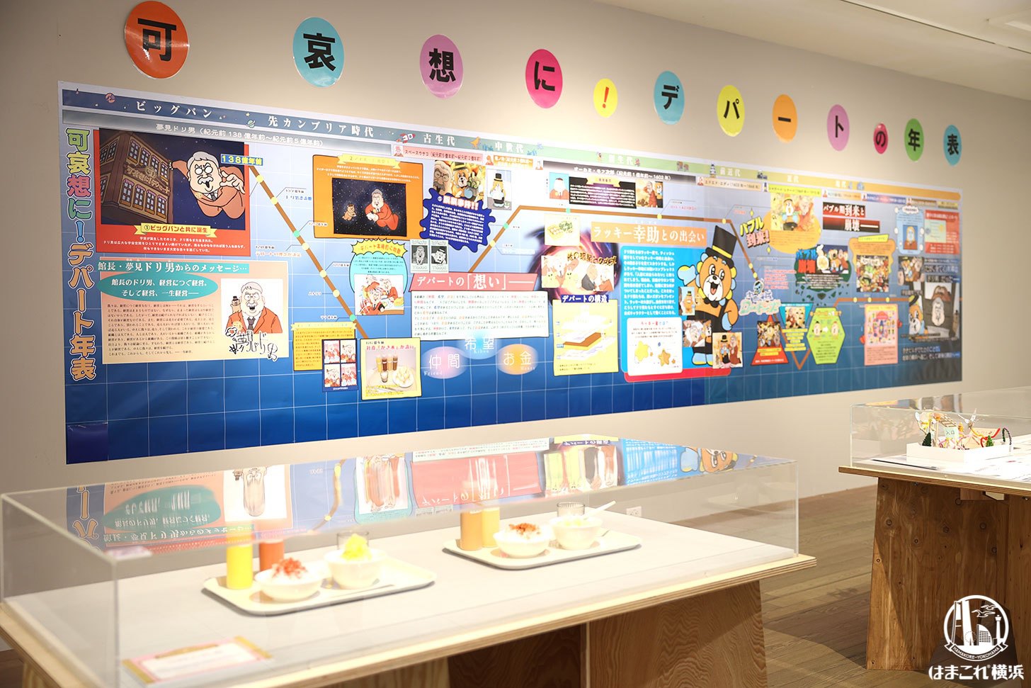 可哀想に！デパートの年表や当時の社食