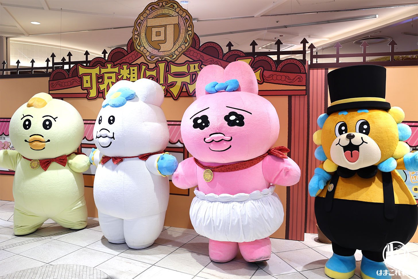 ラッキー幸助、おぱんちゅうさぎ、きみまろ、んぽちゃむ