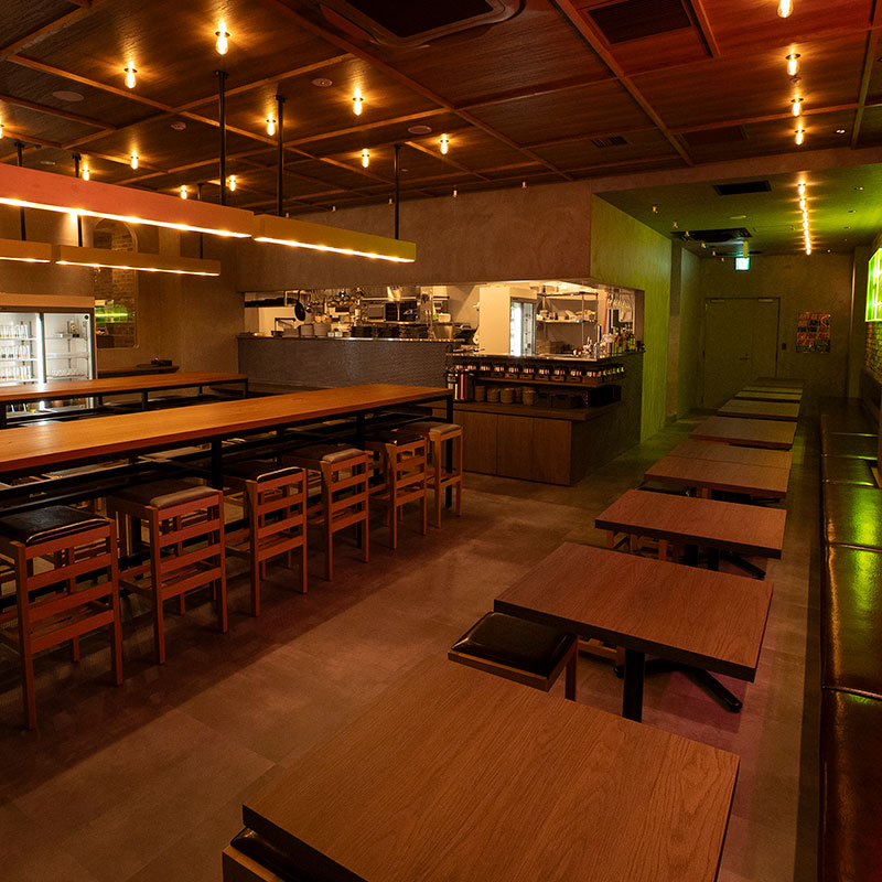 大衆酒場「また会いにゆきます。横浜店」内観