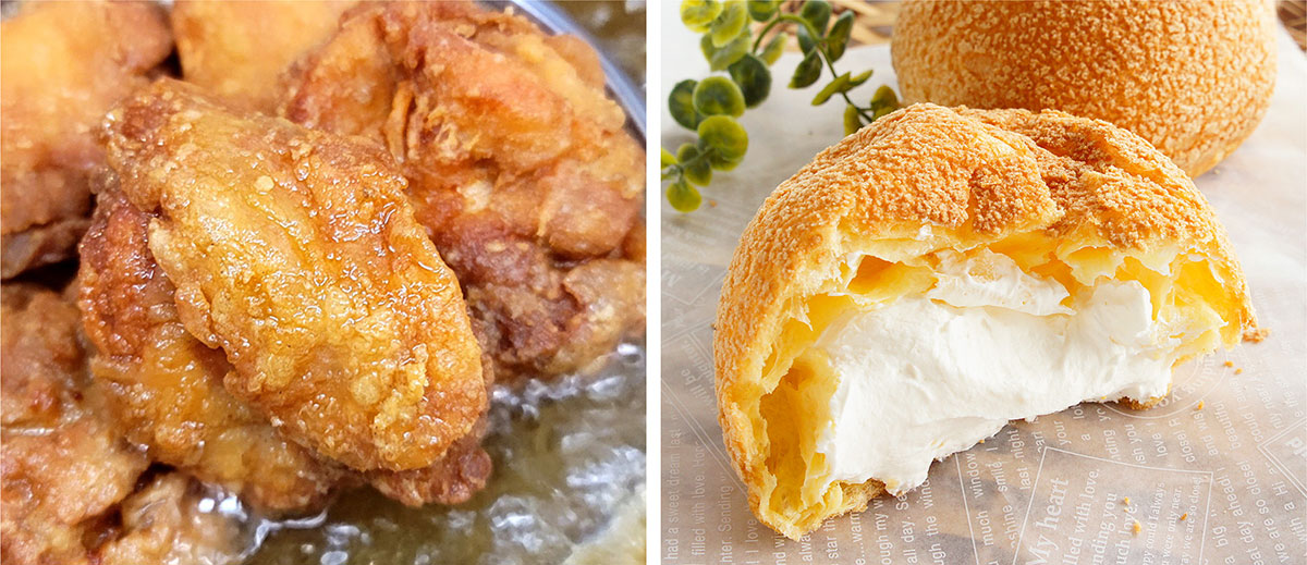 サンギ串と北海道プレミアムシュー