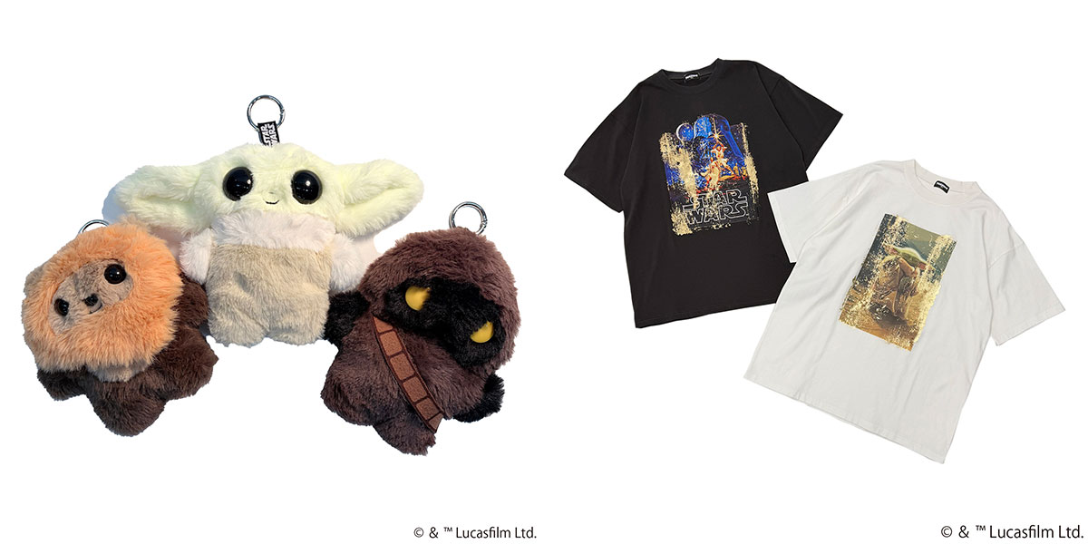 ぬいぐるみポーチ、箔プリントTシャツ