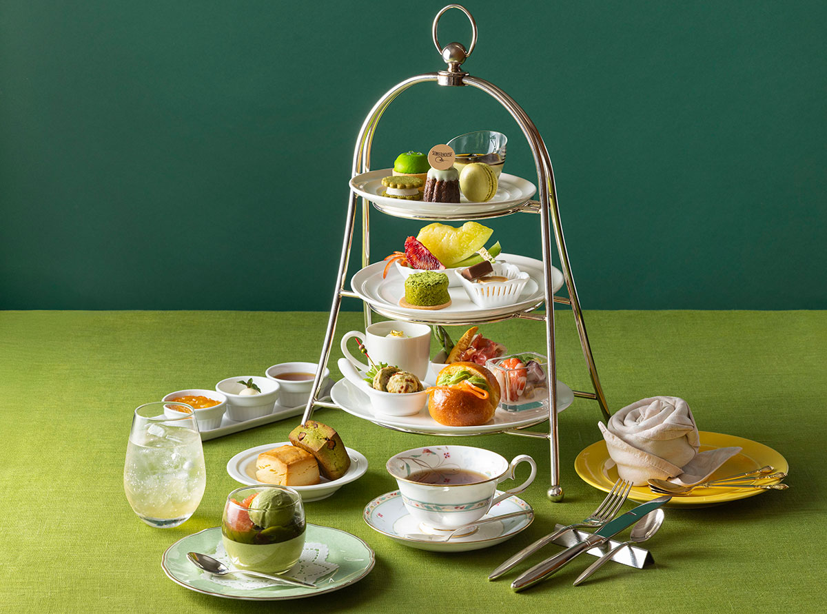 横浜ベイホテル東急“足柄抹茶”満喫ひとり1台のアフタヌーンティー登場！