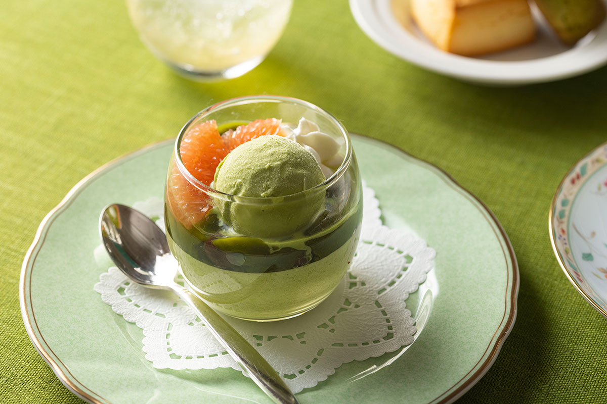 スペシャルスイーツ「抹茶ミニパフェ」