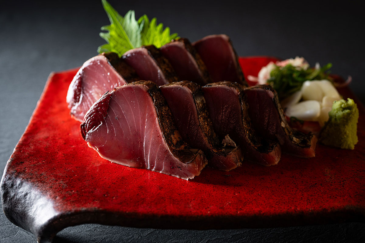 名物 鰹のわらやき塩たたき