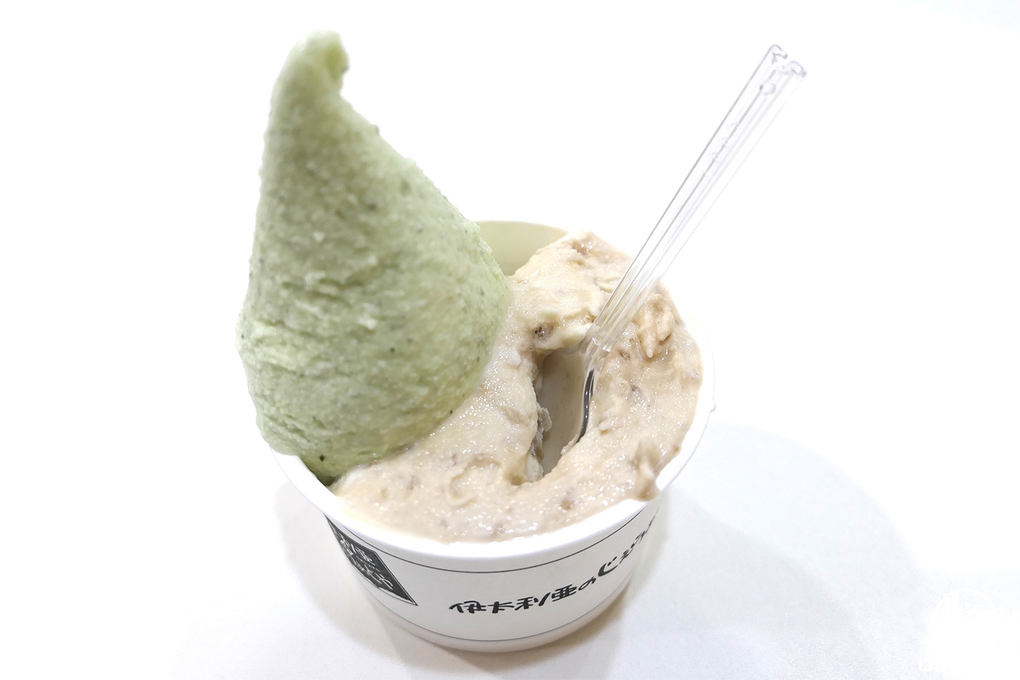 2フレーバーのピッコロサイズ(アイスコーヒーチップと大葉フレーバーをチョイス)