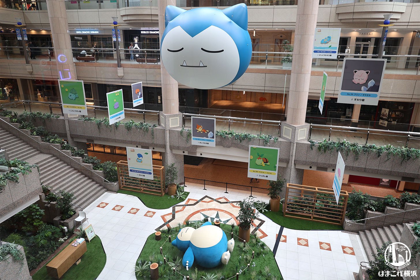 横浜みなとみらいにポケモンの寝顔溢れる！巨大カビゴン出現・ポケモン